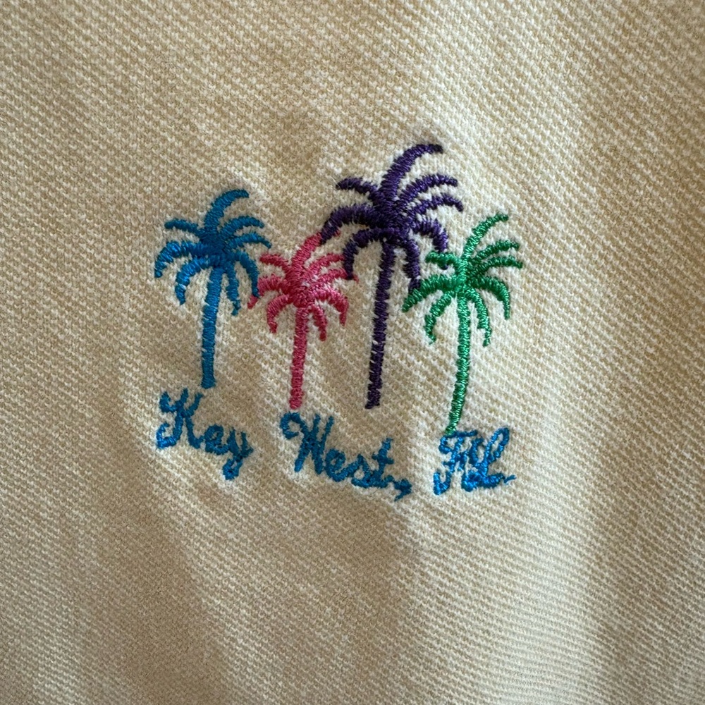Key West Florida Yellow Polo Shirt XL - Picture 2 of 4
